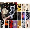 Cute Cat Cartoon Phone Case For Samsung Galaxy S26 S25 S24 S23 S22 Ultra S23 S22 S25 Plus S24 FE S26Edge