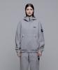 Nationalgeographic N241Uft940 Dimmer Woven Training Hoodie Anorak Stone Grey