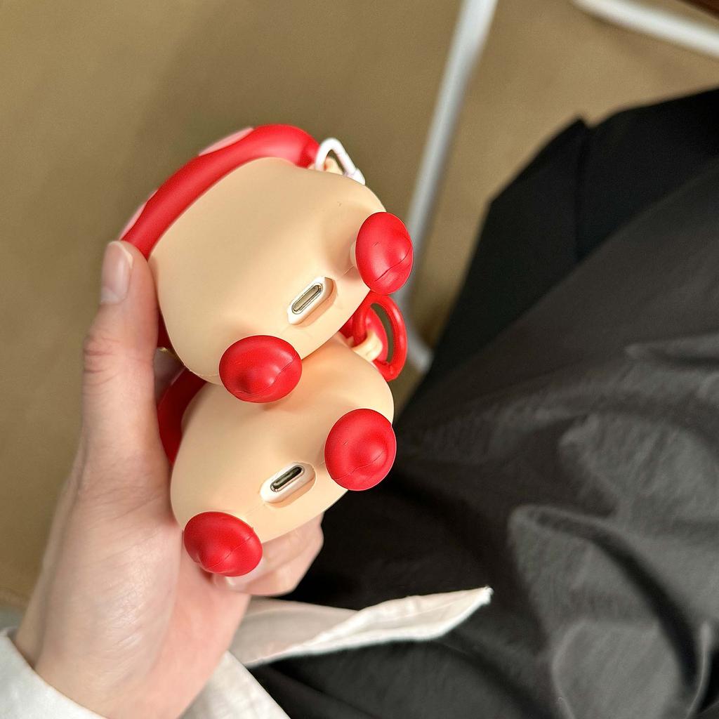 Labyrinth rice walking mushroom AirPods Pro apple bluetooth headset case 1/1/1 generation cartoon protective case