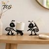 Decorative Paper Towel Holder 3D Printed Ant Roll Holder, Hand Carved Table Ornament Creative Tabletop Display Rack for Home Kitchen Decor Detailed