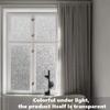 Crystal Pattern Window Film Privacy Film Frosted Glass Self-Adhesive Privacy Protection Window Stickers Anti-UV for Home Bedroom
