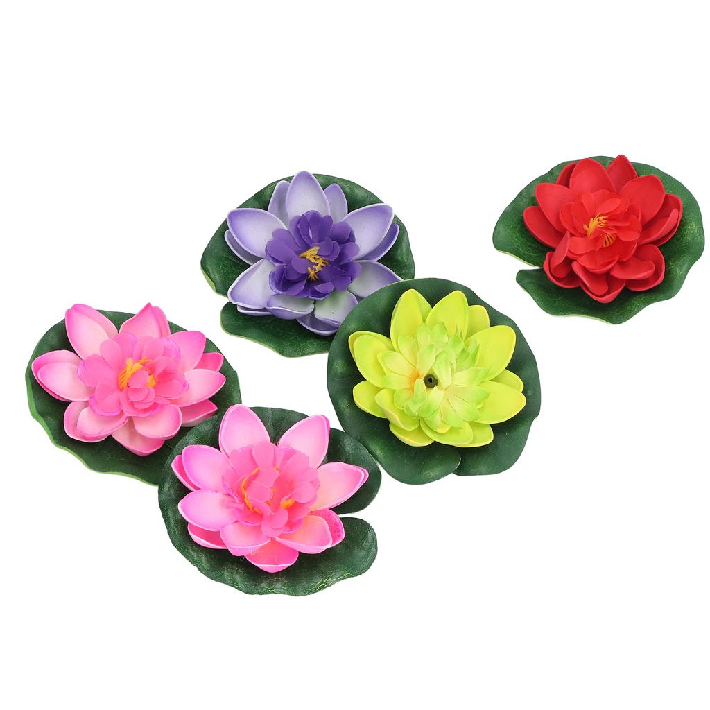 5pcs Artificial Pond Plants Lightweight Exquisite Soft Thick Durable Attractive Decorative Shooting