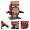 Horror Movie Series Creative Building Blocks DIY Squareheads Characters Models MOC Assembled Bricks Toys Surprise Gifts For Kids
