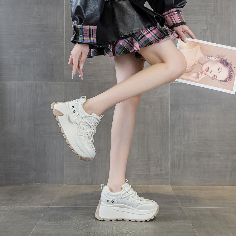 Schuhe mit dicker Sohle, Lässig, Modisch und Vielseitig, Dad-Schuhe, Damenschuhe