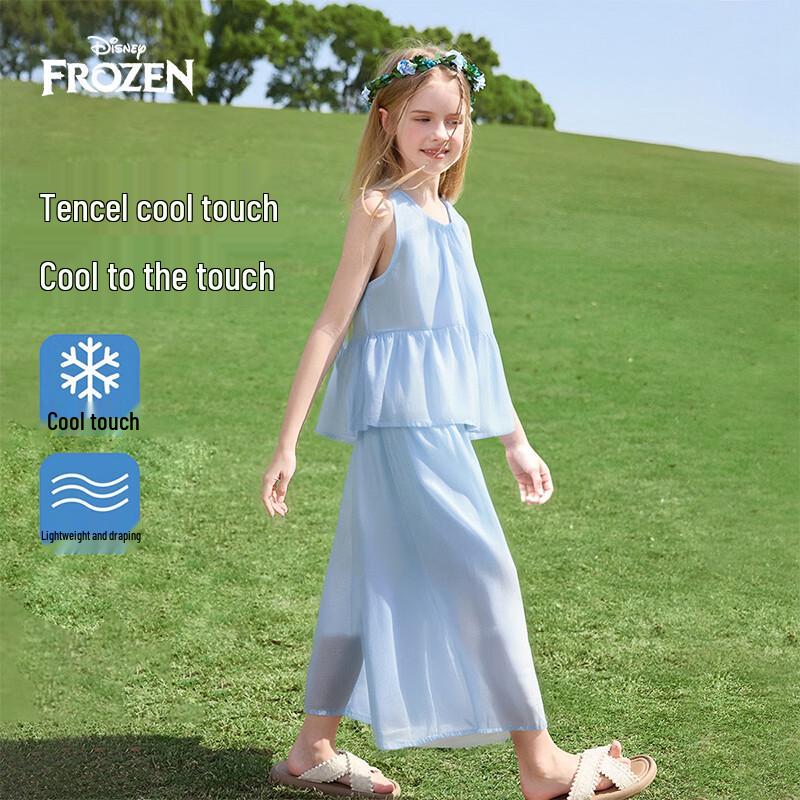 

Disney Girls Cool-Feel Sleeveless Top & Cropped Pants Set 150