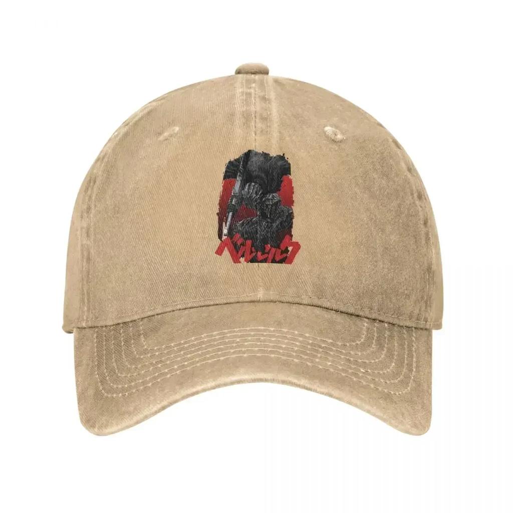 Berserk Armor Guts Baseball Cap Vintage Distressed Washed Japanese Anime Sun Cap Men Women Outdoor Workouts Gift Hats Cap