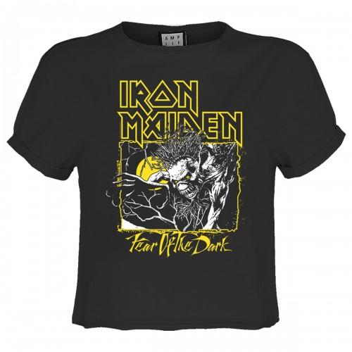 Amplified Womens/Ladies Iron Maiden Crop Top