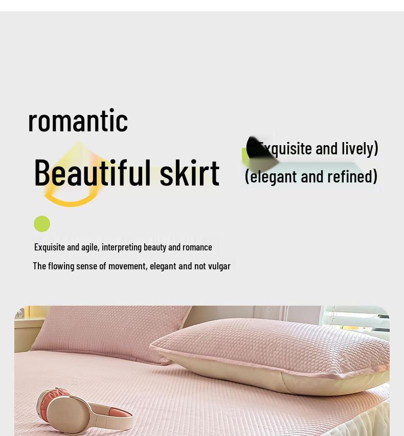 2026 Machine Washable Cooling Mat Set: Instant 3° Drop, Bed Skirt Style, Baby Safe, Black Technology
