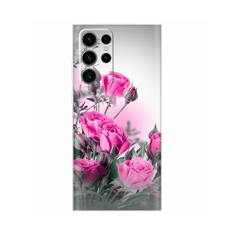 For Samsung S24 Ultra 5G Case S24 Plus Soft TPU Clear Silicone Phone Cases for Samsung Galaxy S24 Ultra S24+ Back Cover Bumper