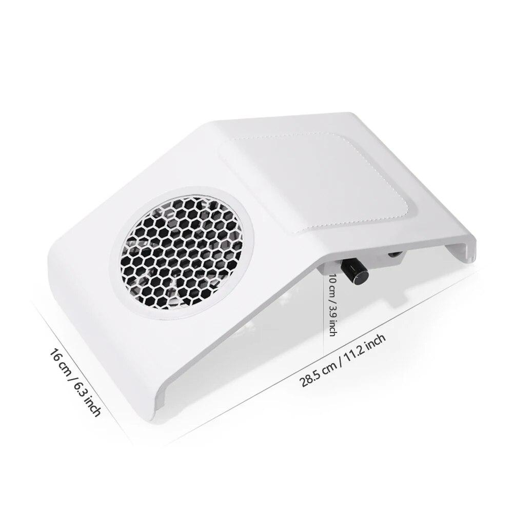Professional Nail Dust Collector And Dustabsorption No Nail Dust Flying For Manicure Extractor Fan Large Particles