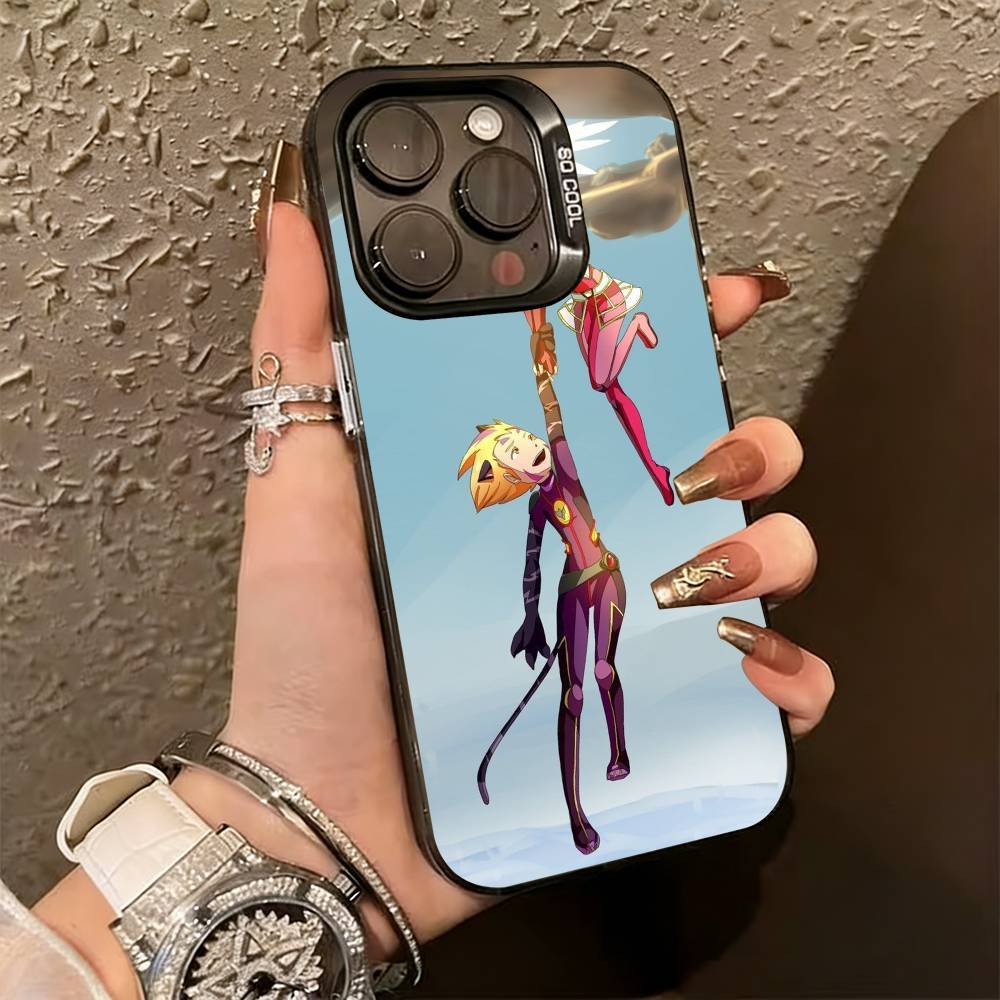 c-Code L-Lyoko  Phone Case For iPhone 17,16,15,14,13,12,11 Plus,Pro Max,XS,Colorful Silver Phone case Funda Cover