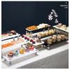 Buffet Multi layer snack seat cake display Acrylic sushi rack Wedding banquet snack Acrylic three-layer dessert rack resin molds