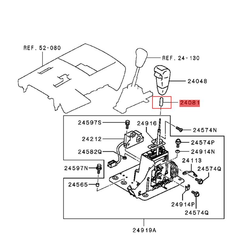 NEW-Stick Sleeve Shift Linkage 2410A013 For Mitsubishi Pajero Monetro V93 V97 V98 V83 V87 V88 Accessories Parts Kits