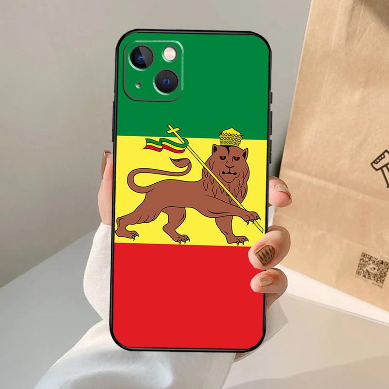 Ethiopia Flag Phone Case For iPhone 17 Air 16 15 13 11 12 14 Pro Max 13 12 mini 15 16 Plus 16e Cover Coque