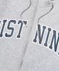 Distn9Ne Arch Logo Neoprene Zip-Up Hoodie Lq1Ju015_Melange Grey