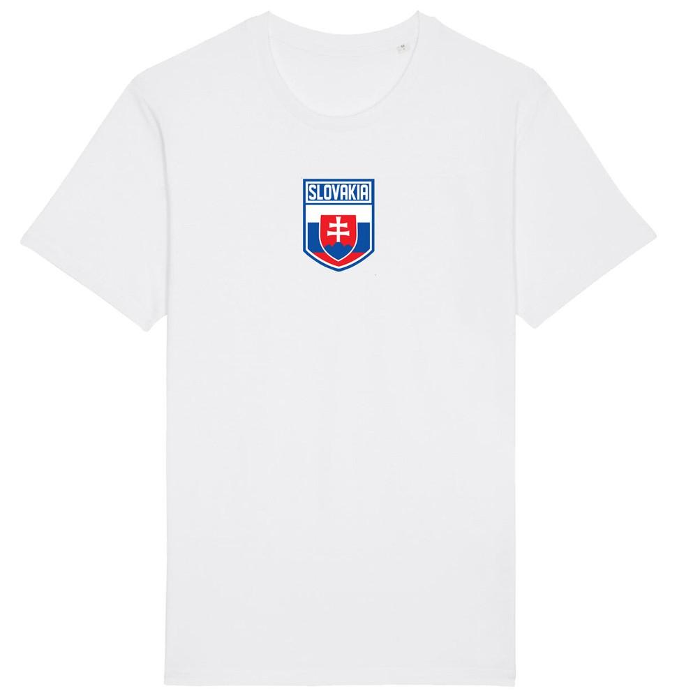 

Футболка с значком флага Словакии 2024, Взрослые Дети Младенец, Футбол Евро Доставка Подарок S