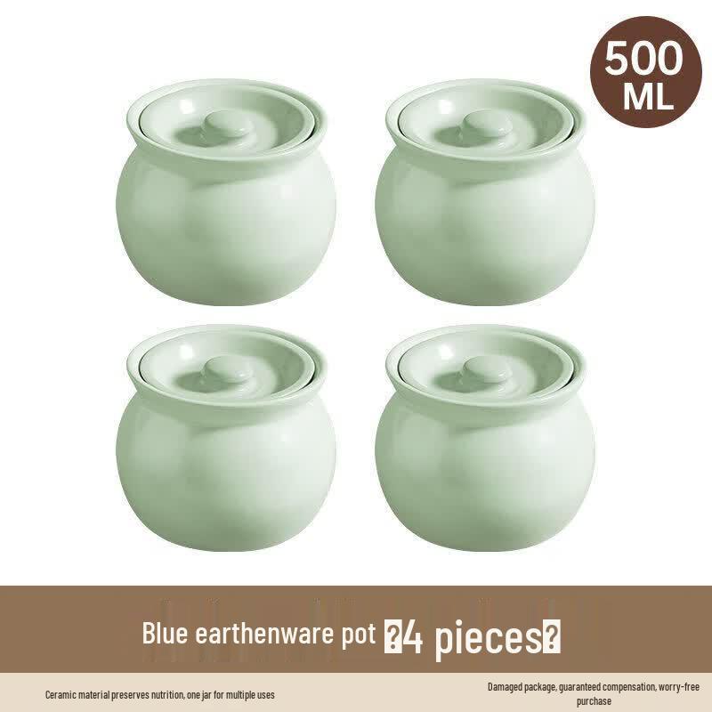 Individual Ceramic Stew Pot with Lid