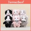 Plush Cat Keychain With Pp Cotton Filling For Cute Bag Decor