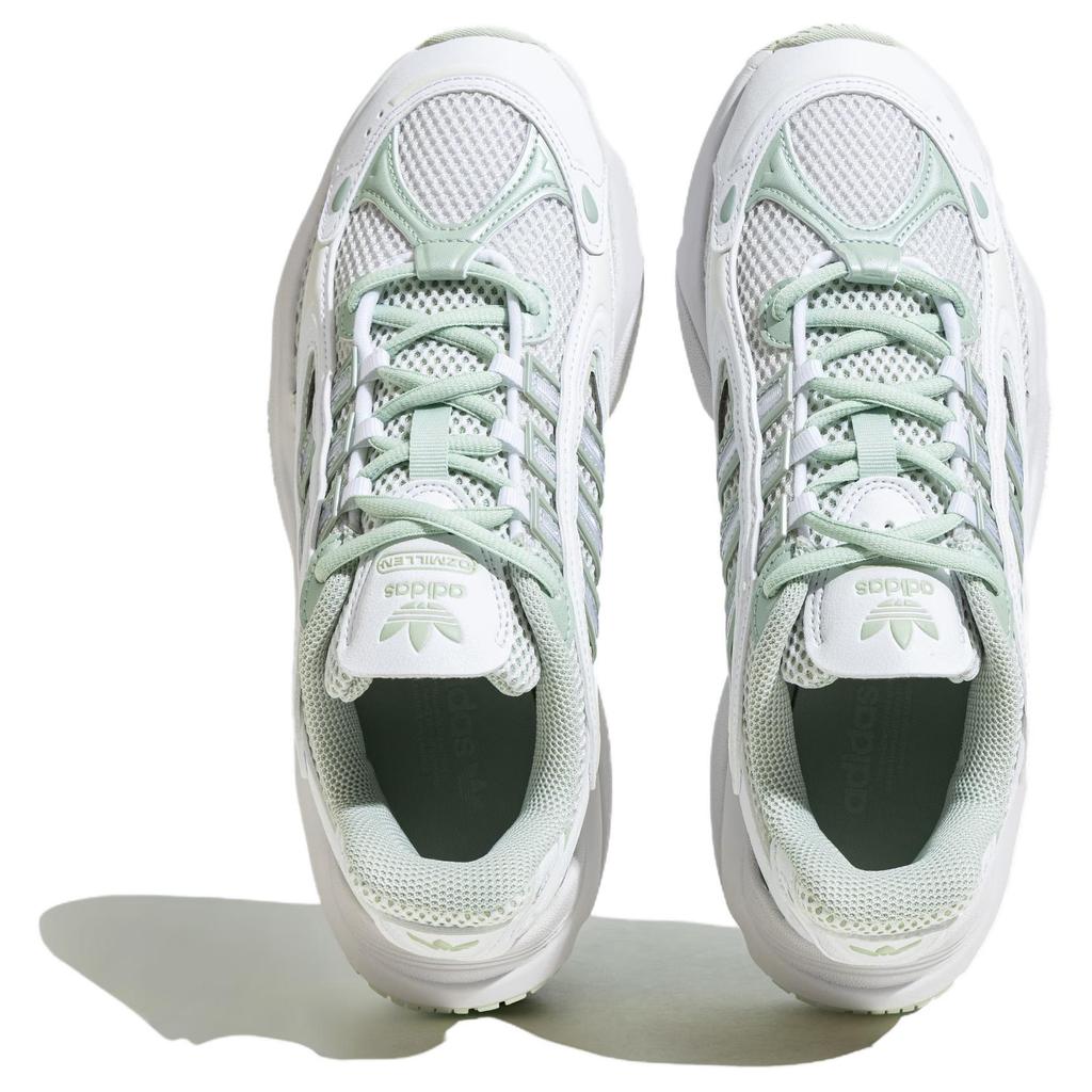 Adidas Originals Ozmillen Mesh Fabric Synthetic Leather TPU Comfortable Classic Slip Resistant Durable Lightweight Low Top Dad Sneakers IG2087