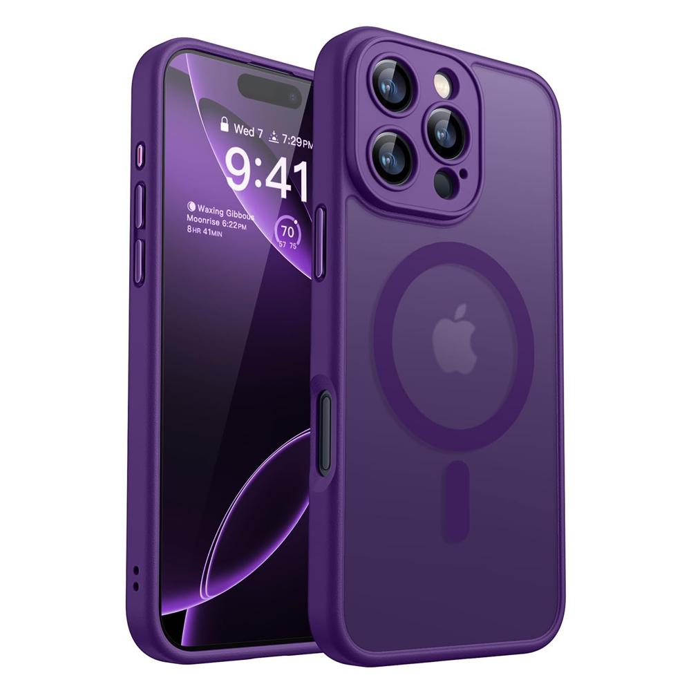 Matte Translucent Case For 17 16E 16 15 14 13 12 11 Pro Max Plus IPhone16 For Magsafe Mag Safe Wireless Charge Back Cover