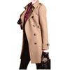 2024 autumn and winter new European station independent station order surge thickened woolen women's coat quality coat