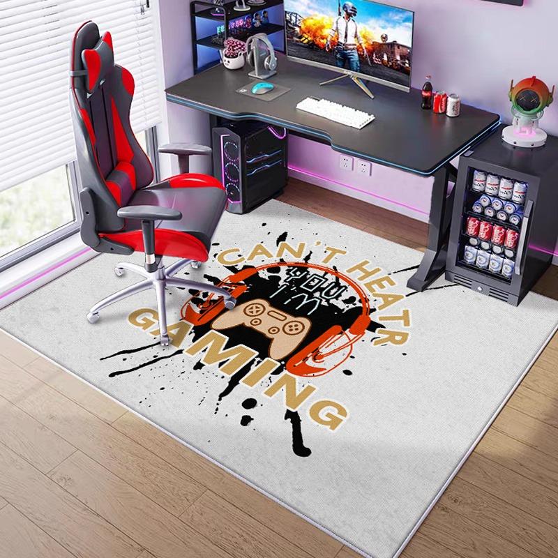 Dywan do pokoju gier Antypoślizgowy Odporny na zabrudzenia Odporny na ścieranie Mata podłogowa Wzór kontrolera Dywan do sypialni Duży rozmiar Maty do dekoracji domu