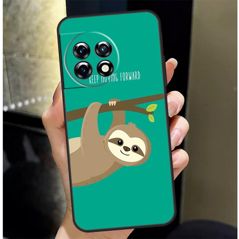 Αστεία Χαριτωμένα Βραδύποδες Θήκη Για OnePlus 13 13R 12 12R 11 10 Pro 8T 10T OnePlus Nord 4 CE 2 3 Lite N10 N20 N30 Θήκη