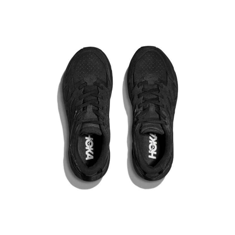 HOKA One One Clifton L Suede Black All Gender Sneakers 1122571-BBLC