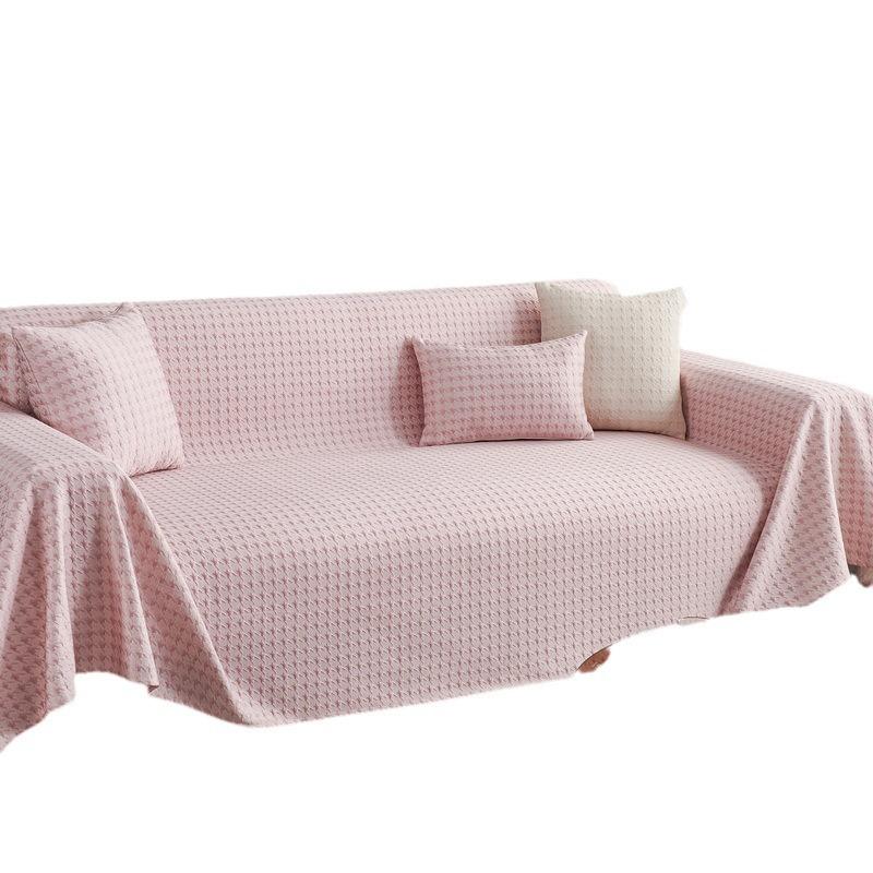 Summer Ice Silk Sofa Towel Sofa Cover Sofa Slipcover All-Inclusive Universal Cover Sofa Cushion a Whole Piece Full Covered Sofa Cover