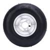 11x7.10 5 Tire Rubber Aluminum Alloy 4PR Tubeless Rear Wheel Rim Tire Assembly for ATV UTV SxS Side By Side Golf Cart