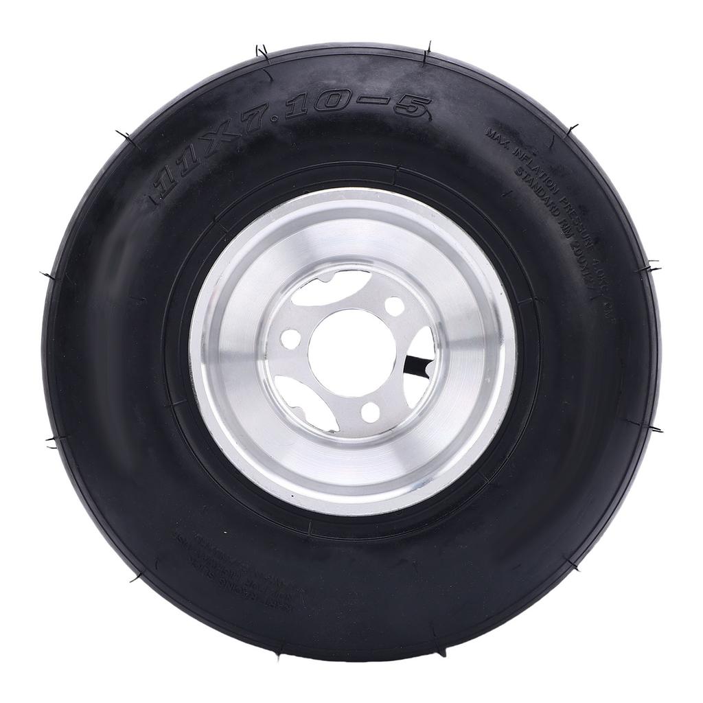 11x7.10 5 Reifen Gummi Aluminiumlegierung 4PR Schlauchlos Hinterrad Felge Reifenmontage für ATV UTV SxS Side By Side Golfwagen
