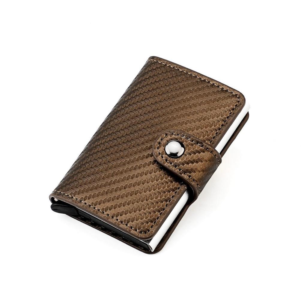 Men's RFID Blocking Ultra-Thin Aluminum Alloy Multi-Card Slot Wallet