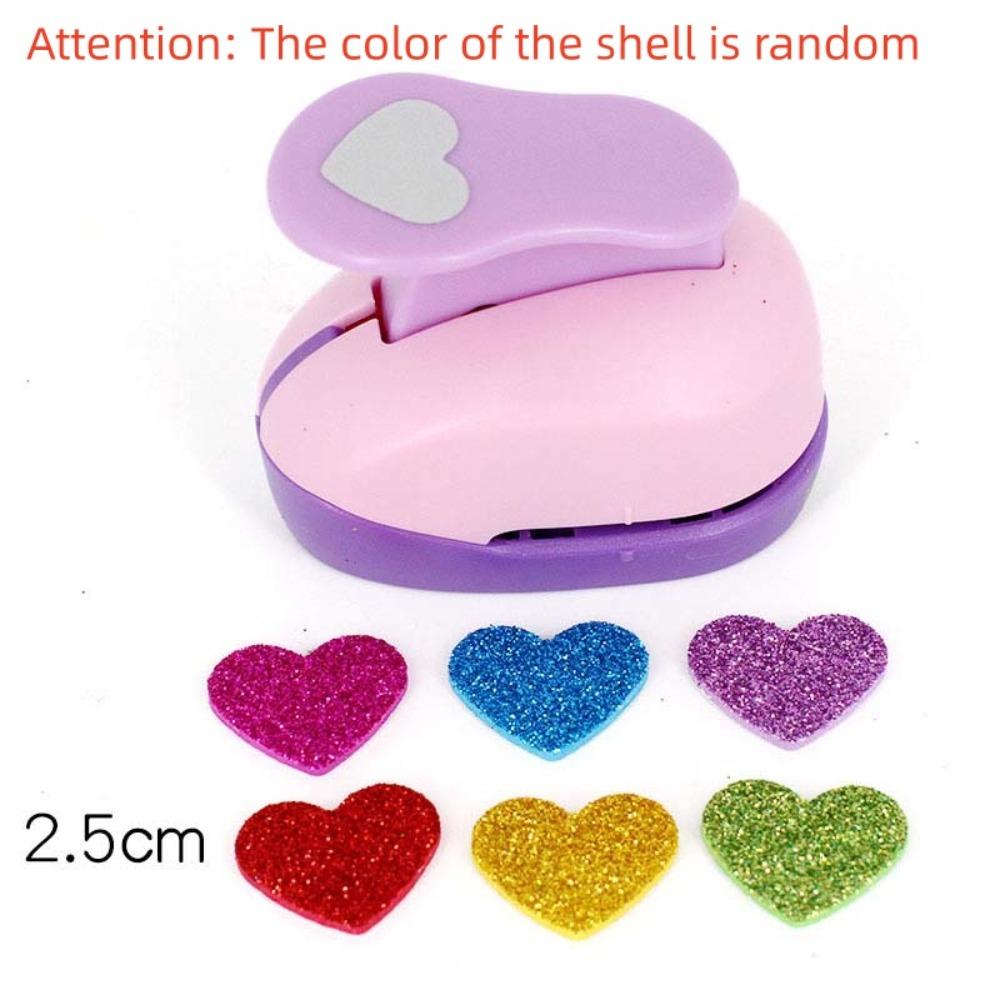 7*6*4cm Flower Furador Random Color DIY Embossing Punches DIY Paper Cut Puncher  for Card