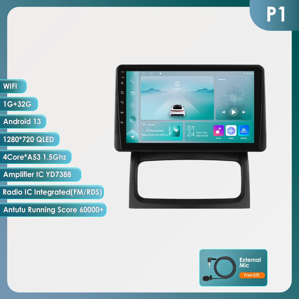 Hizpo Android 13 Automobilinis Radijas Renault Clio 2 2000-2012 belaidis CarPlay Android Auto 2din automobilinis Išmanusis Ekranas Bluetooth Autoradijas DVR Kamera RDS FM