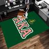 1pc AKA Logo5 Print Area Rug - Soft, Washable Non-Slip Indoor Mat for Office Chairs, Living Room, Home Office Decorative Rug