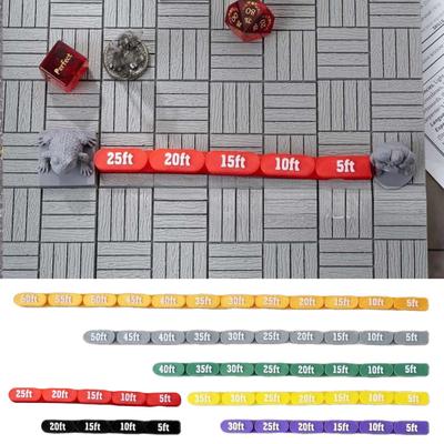 Articulated Movement Ruler Flexible Chain Curves Corners Measuring Gauge Tabletop Board Game Movable Jointed Chain Ruler Measurement Tool