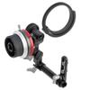 Wireless Follow Focus with A B Stops 15mm Rod Clamp for DSLR Mirrorless Cameras Fits Up To 114mm Diameter Lenses