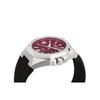 Swiss Alpine Military Typhoon Polyurethene Strap Burgundy Dial Quartz 7005.1836 100M Men's Watch
