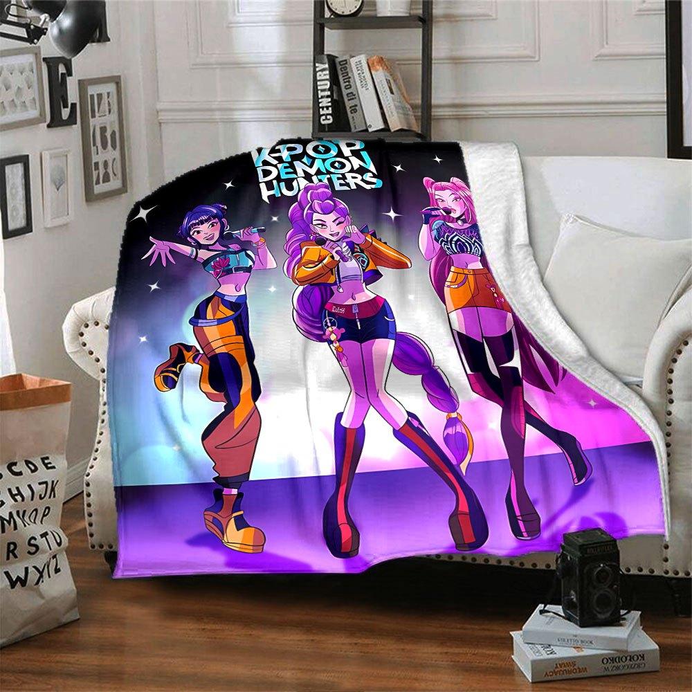 1 Stück Hunter x (8) Weiche Warme Decke für Zuhause, Büro, Reisen, Ganzjahres-Gemütlichkeit, Bettwäsche-Geschenk, Büro-Gemütlichkeits-AccessoireB08