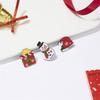 3/4Pcs/Set Merry Christmas Brooches For Women Acrylic Resin Xmas Tree Santa Claus Deer Snowman Lapel Pins New Year Party Jewelry