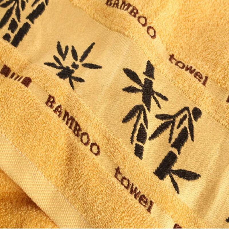 Set mit 1/4/6 Handtüchern aus Bambusfaser, Home-Badetücher, Gesichtshandtuch für Erwachsene, dick, saugfähig, luxuriöse Badezimmerhandtücher, Toalha De Praia