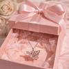 Light Luxury Design Love Sphere Necklace Sweet Elegant Style Sphere Necklace  Fashion Accessory