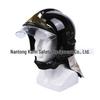 European Firefighting Helmet with Double Visor - Flame Retardant, Full Face, Emergency Rescue Protection.