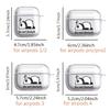 Case For Airpods 3 Pro2 1 4 Pro Pro3 2 Clear Earphone Cases Cover Cartoon Animals
