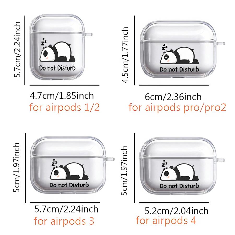 Case For Airpods 3 Pro2 1 4 Pro Pro3 2 Clear Earphone Cases Cover Cartoon Animals