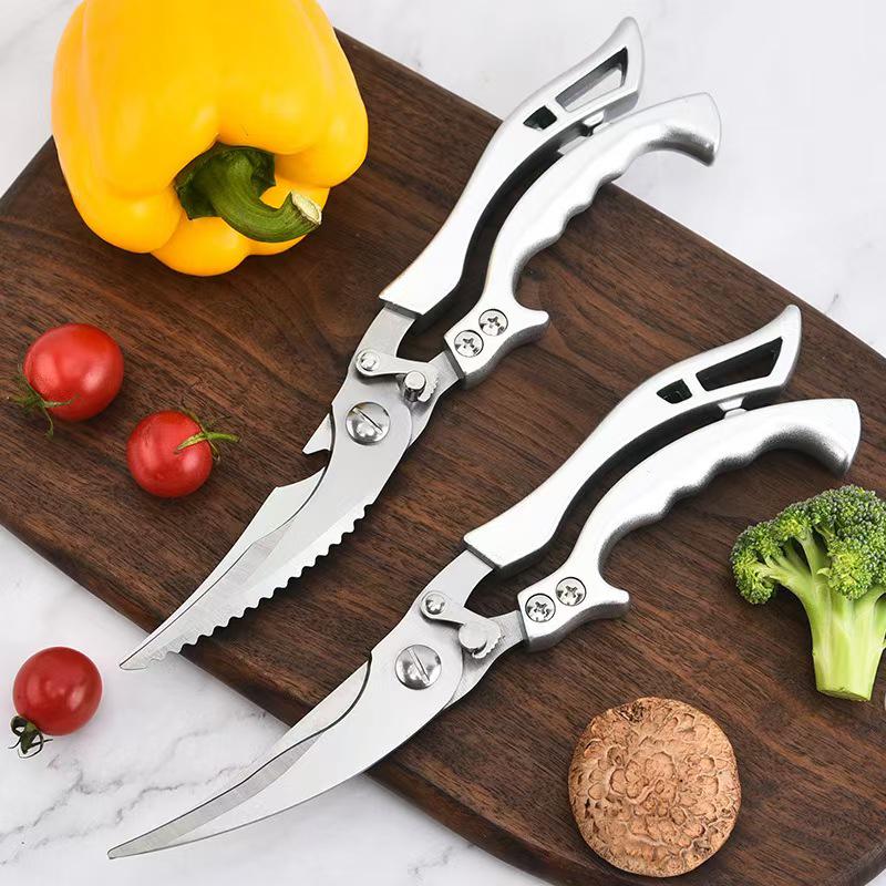 Stainless Steel Multifunctional Kitchen Scissors for Cutting Food and Chicken Bones