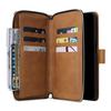 For Samsung Galaxy S26/S26 Pro Case Zipper Pocket 9 Card Slots PU Leather Phone Cover with Hand Strap