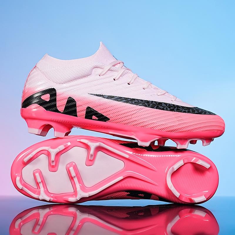 Mid-top New Men Soccer Shoes Cleats Hot-selling Non-Slip Football Boots High-quality Match Sneakers Futsal Indoor