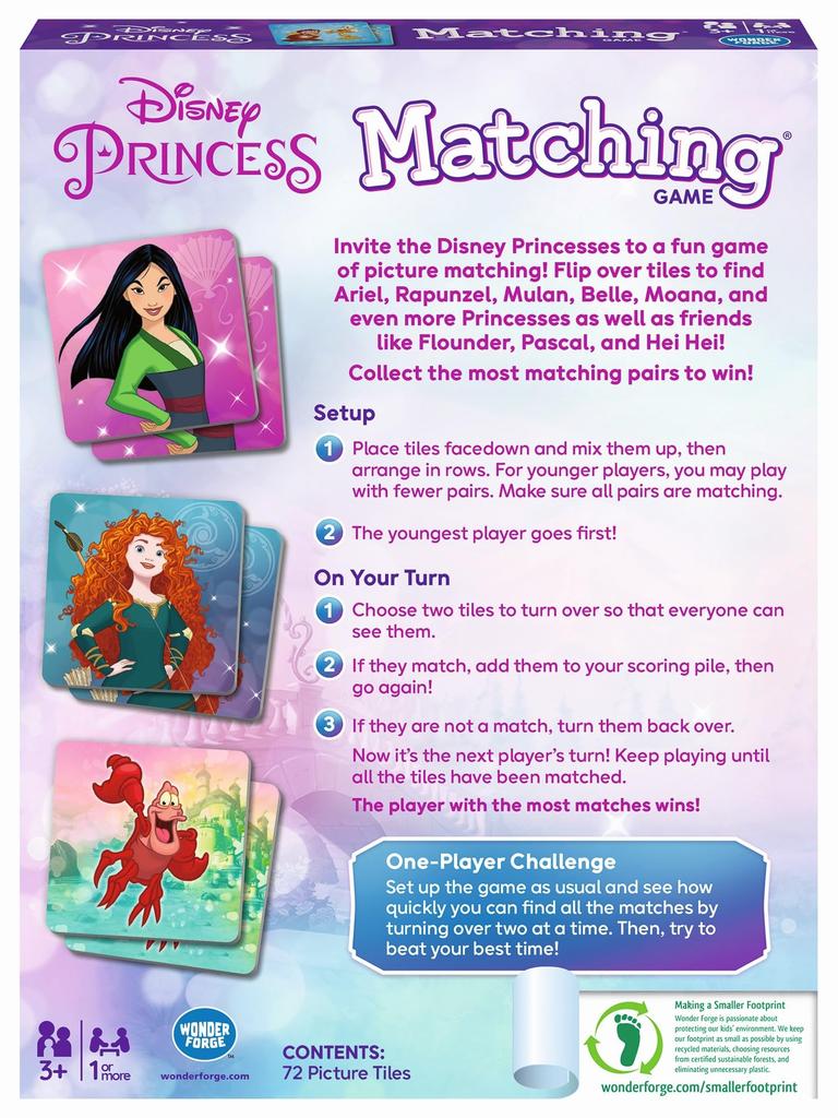 Wonder Forge Matching Game Disney Frozen 2 for Girls & Boys