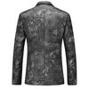 Spring Autumn Pint Blazer Men Business Social Suit Jacket Male Slim Fit Dress Male Jacquard Blazers Coats